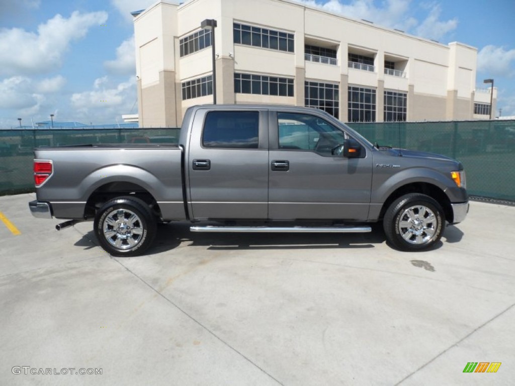 2010 F150 XLT SuperCrew - Sterling Grey Metallic / Medium Stone photo #2