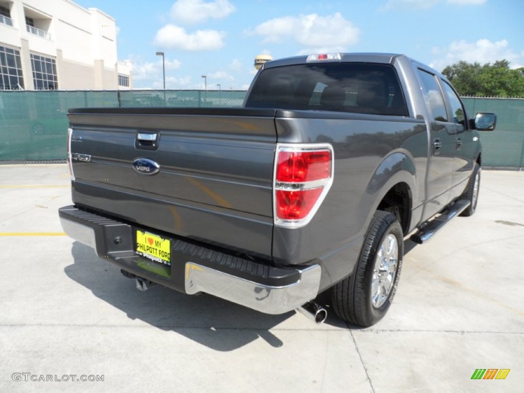 2010 F150 XLT SuperCrew - Sterling Grey Metallic / Medium Stone photo #3
