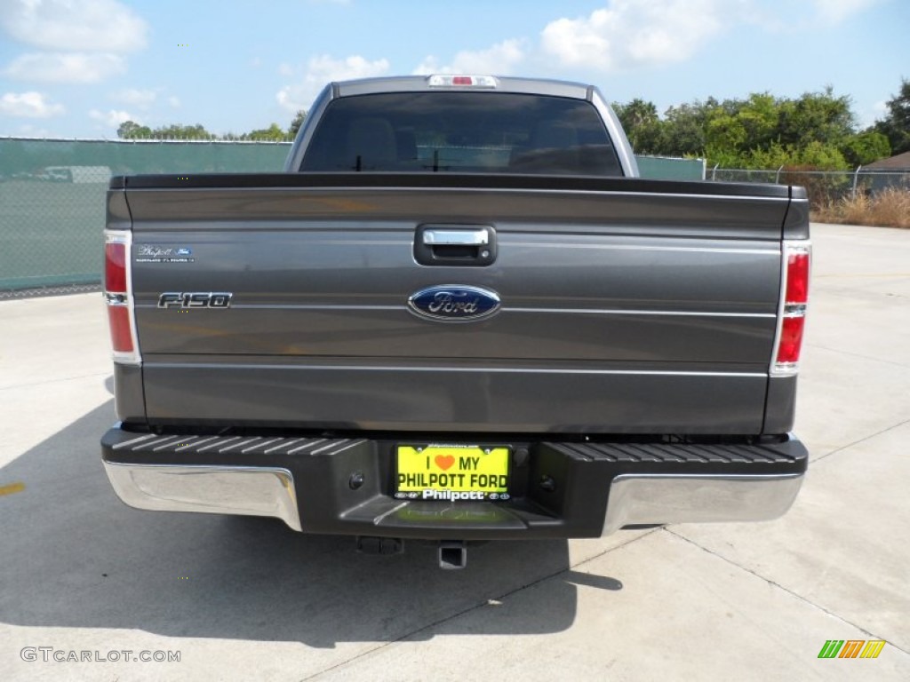 2010 F150 XLT SuperCrew - Sterling Grey Metallic / Medium Stone photo #4