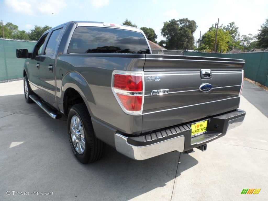 2010 F150 XLT SuperCrew - Sterling Grey Metallic / Medium Stone photo #5