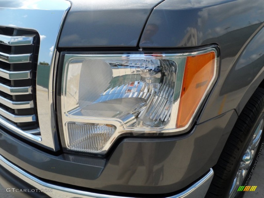 2010 F150 XLT SuperCrew - Sterling Grey Metallic / Medium Stone photo #10