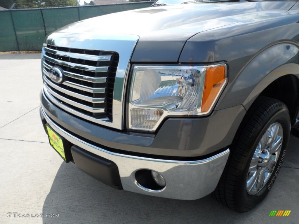 2010 F150 XLT SuperCrew - Sterling Grey Metallic / Medium Stone photo #11