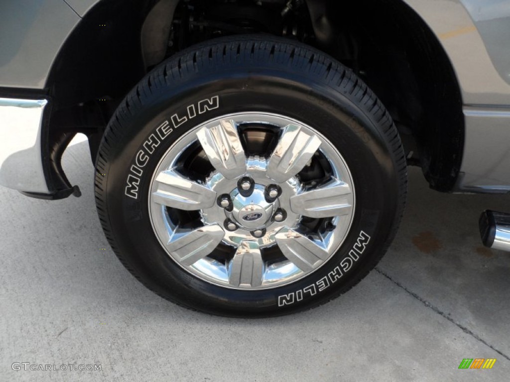 2010 F150 XLT SuperCrew - Sterling Grey Metallic / Medium Stone photo #12