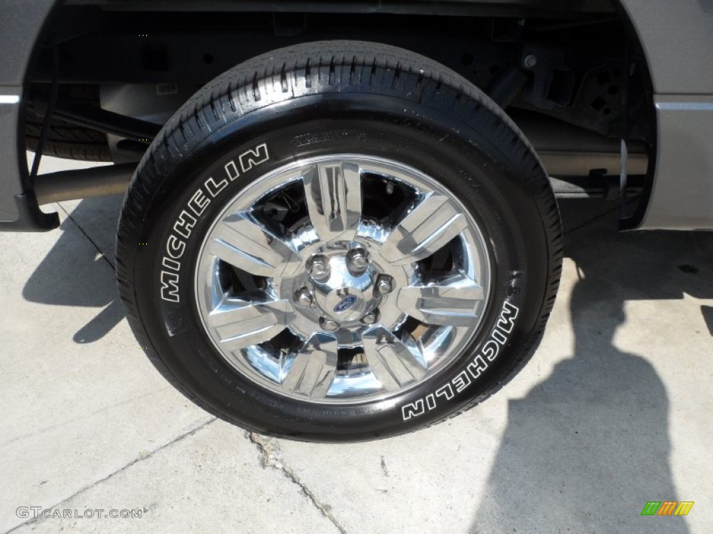 2010 F150 XLT SuperCrew - Sterling Grey Metallic / Medium Stone photo #14