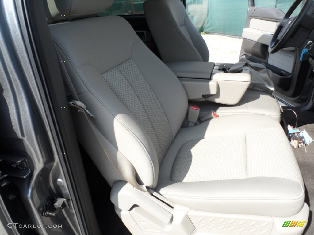 2010 F150 XLT SuperCrew - Sterling Grey Metallic / Medium Stone photo #27
