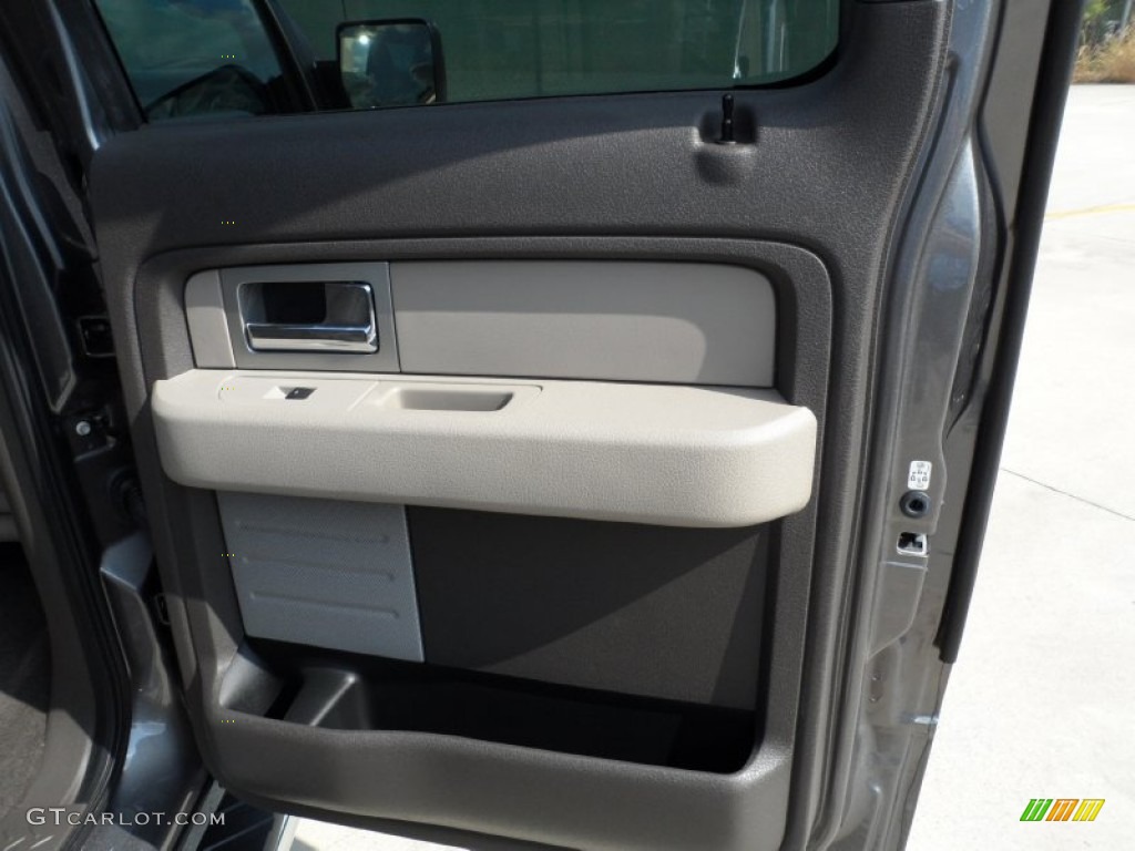 2010 F150 XLT SuperCrew - Sterling Grey Metallic / Medium Stone photo #28