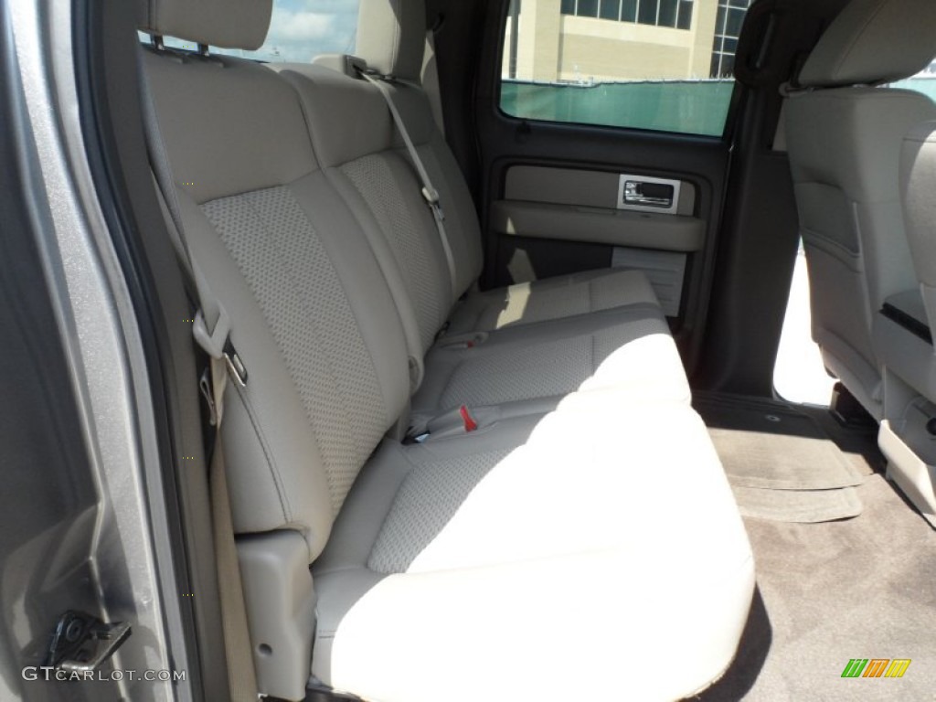 2010 F150 XLT SuperCrew - Sterling Grey Metallic / Medium Stone photo #29