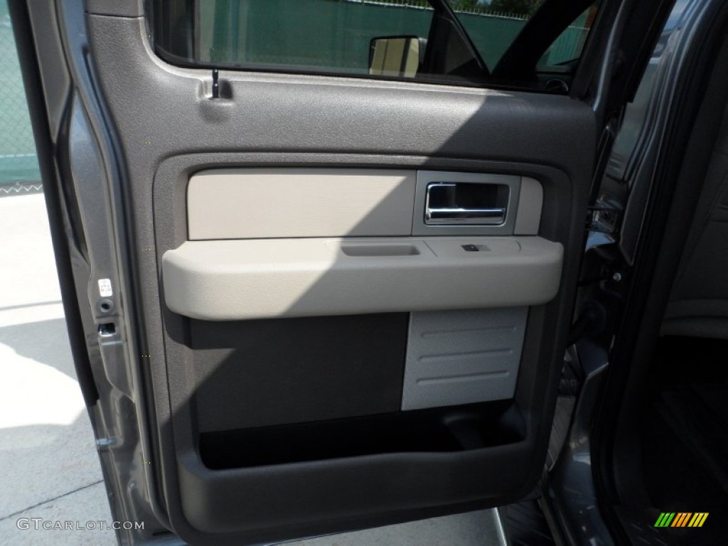 2010 F150 XLT SuperCrew - Sterling Grey Metallic / Medium Stone photo #30