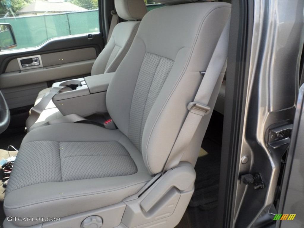 2010 F150 XLT SuperCrew - Sterling Grey Metallic / Medium Stone photo #34