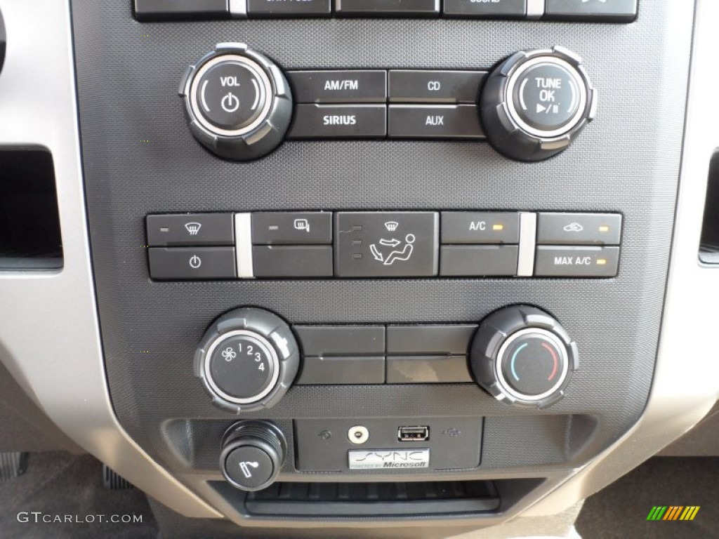 2010 F150 XLT SuperCrew - Sterling Grey Metallic / Medium Stone photo #39
