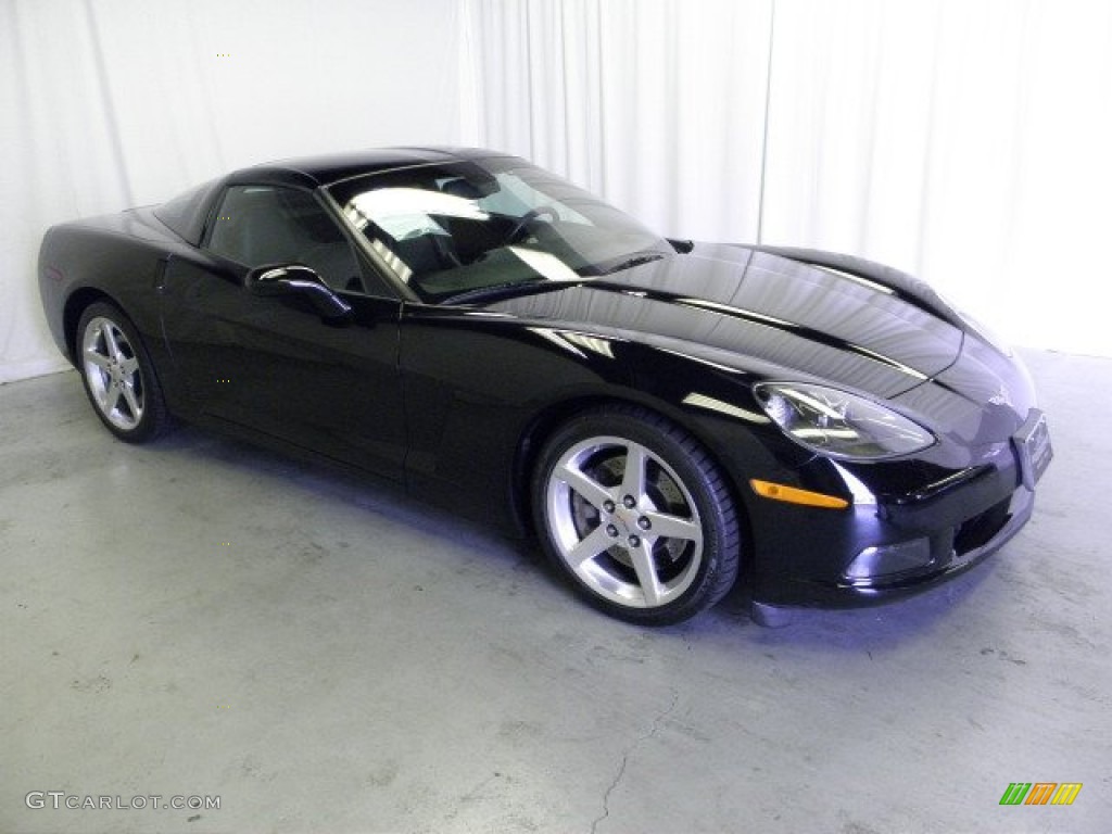 2005 Corvette Coupe - Black / Ebony photo #1