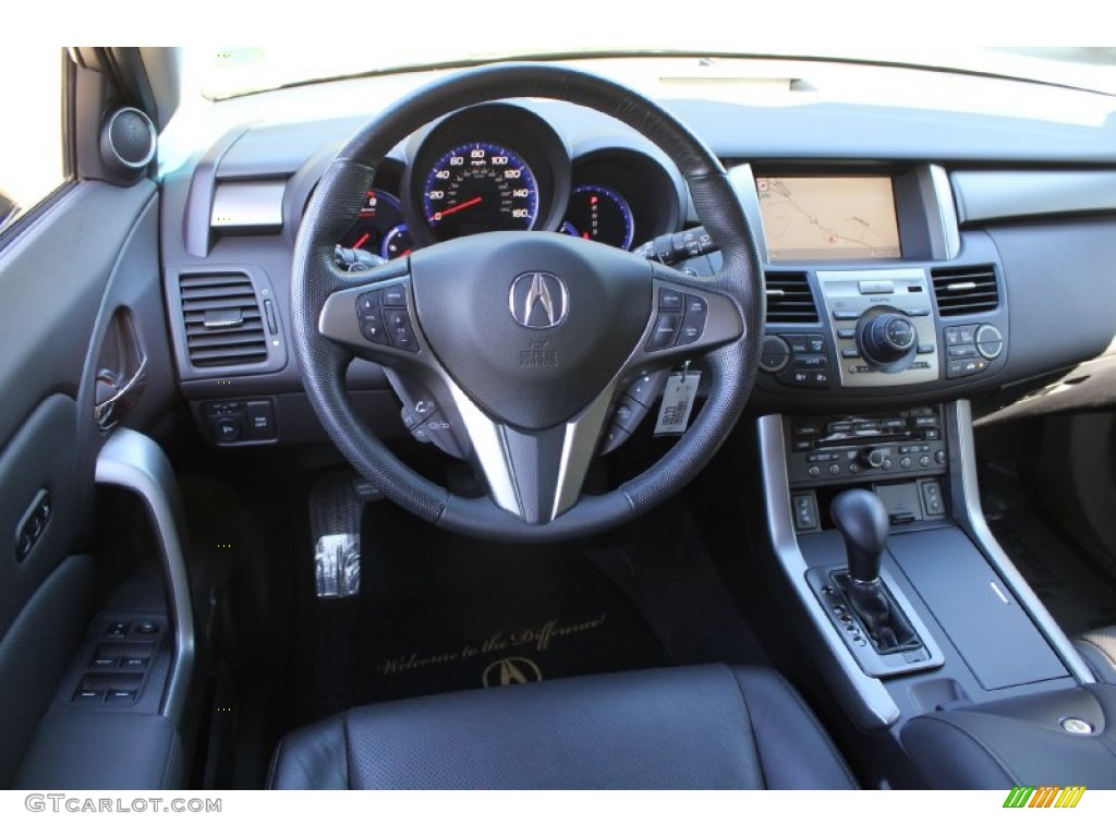 2010 Acura RDX SH-AWD Technology Ebony Dashboard Photo #53252704