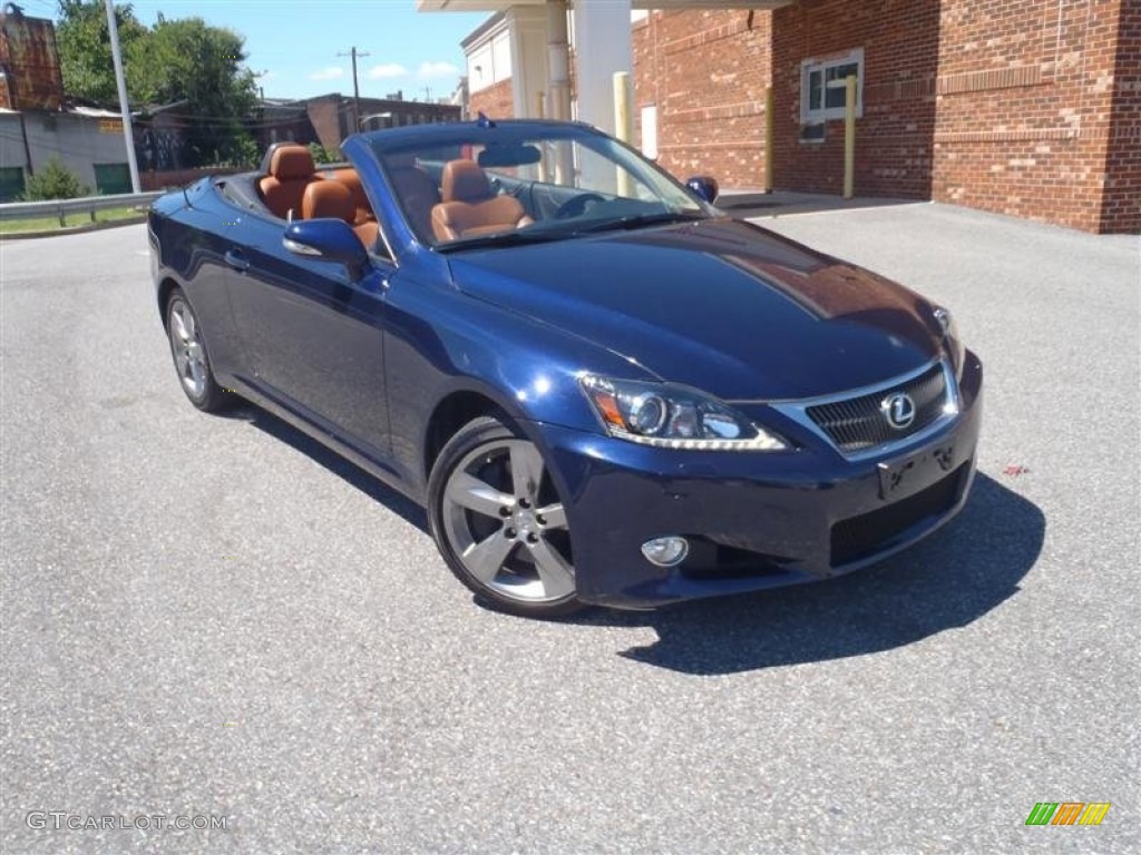 Deep Sea Blue Mica 2011 Lexus IS 350C Convertible Exterior Photo #53252858