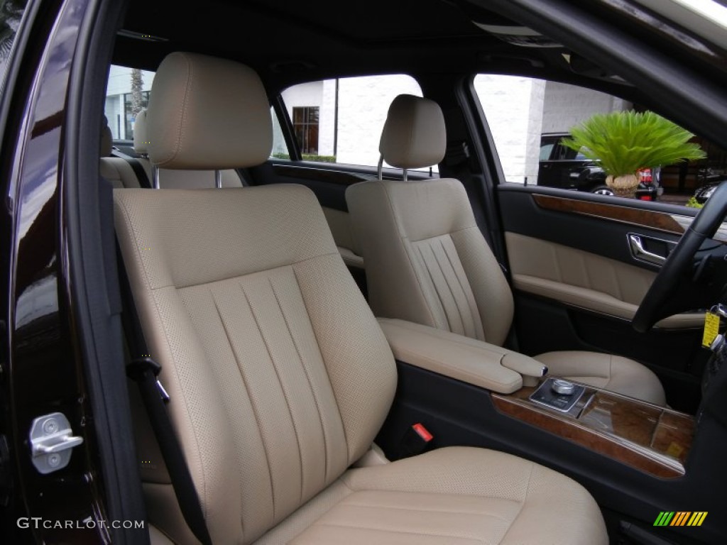 Natural Beige Interior 2010 Mercedes-Benz E 550 Sedan Photo #53252890