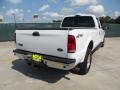 2003 Oxford White Ford F250 Super Duty Lariat Crew Cab 4x4  photo #3