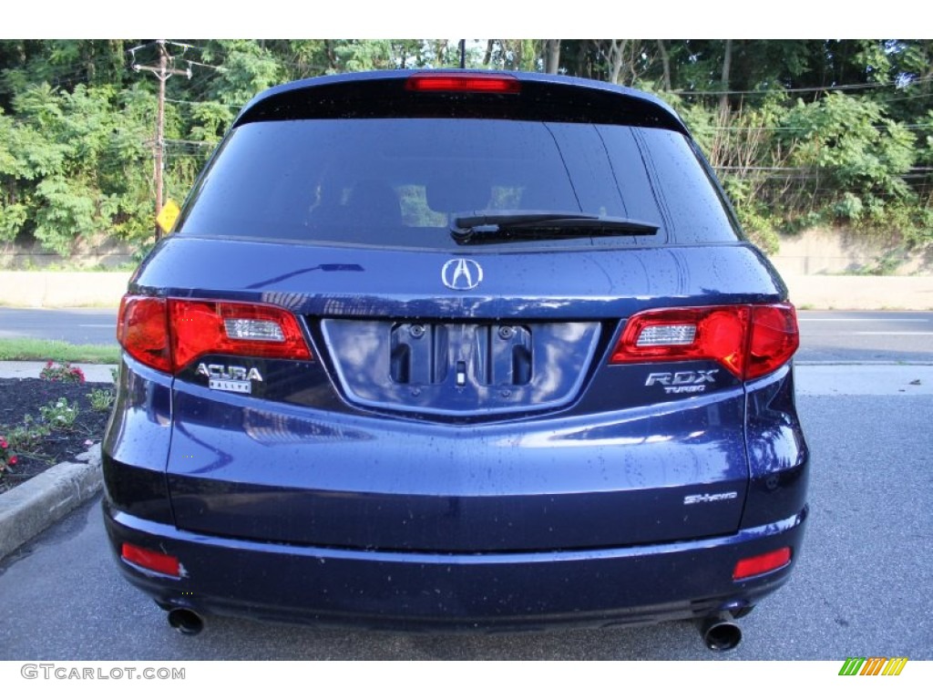 2009 RDX SH-AWD - Royal Blue Pearl / Ebony photo #5