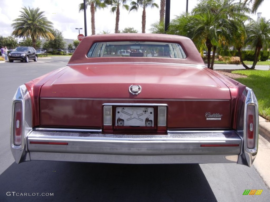 Maple Red Metallic 1990 Cadillac Brougham d'Elegance Exterior Photo #53253199