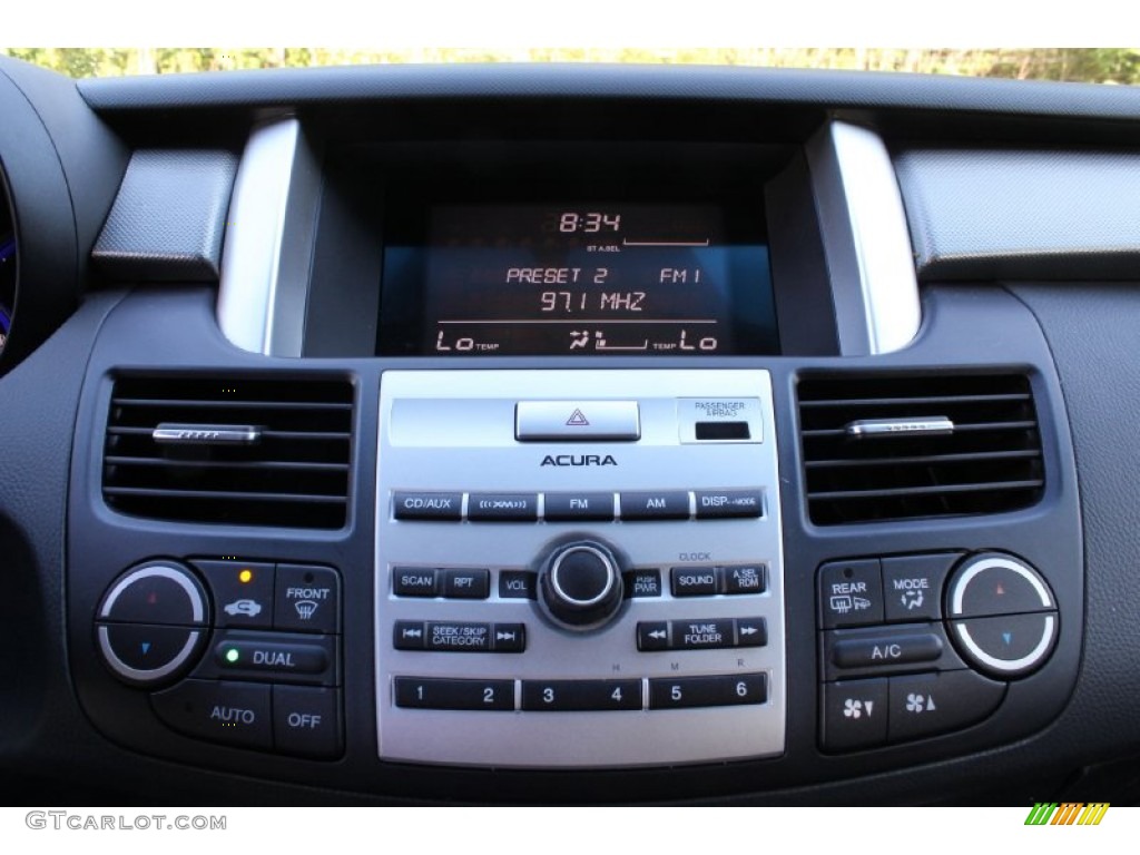 2009 RDX SH-AWD - Royal Blue Pearl / Ebony photo #14