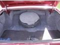 1990 Cadillac Brougham Red/White Interior Trunk Photo