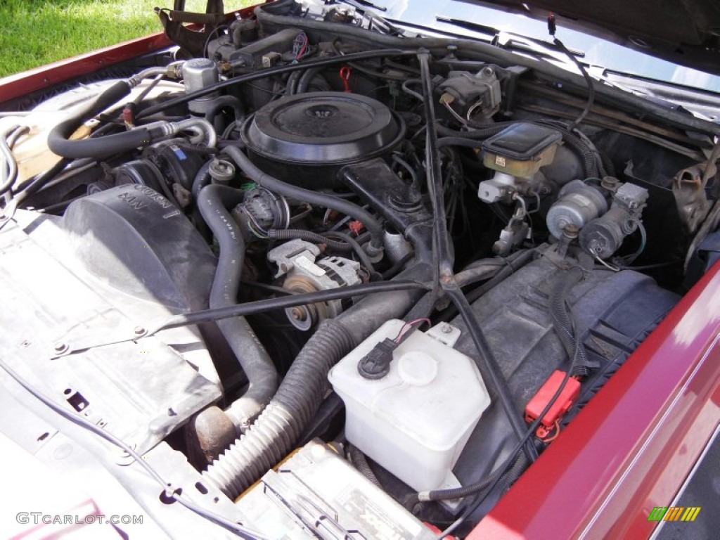 1990 Cadillac Brougham d'Elegance 5.0 Liter OHV 16-Valve V8 Engine Photo #53253598