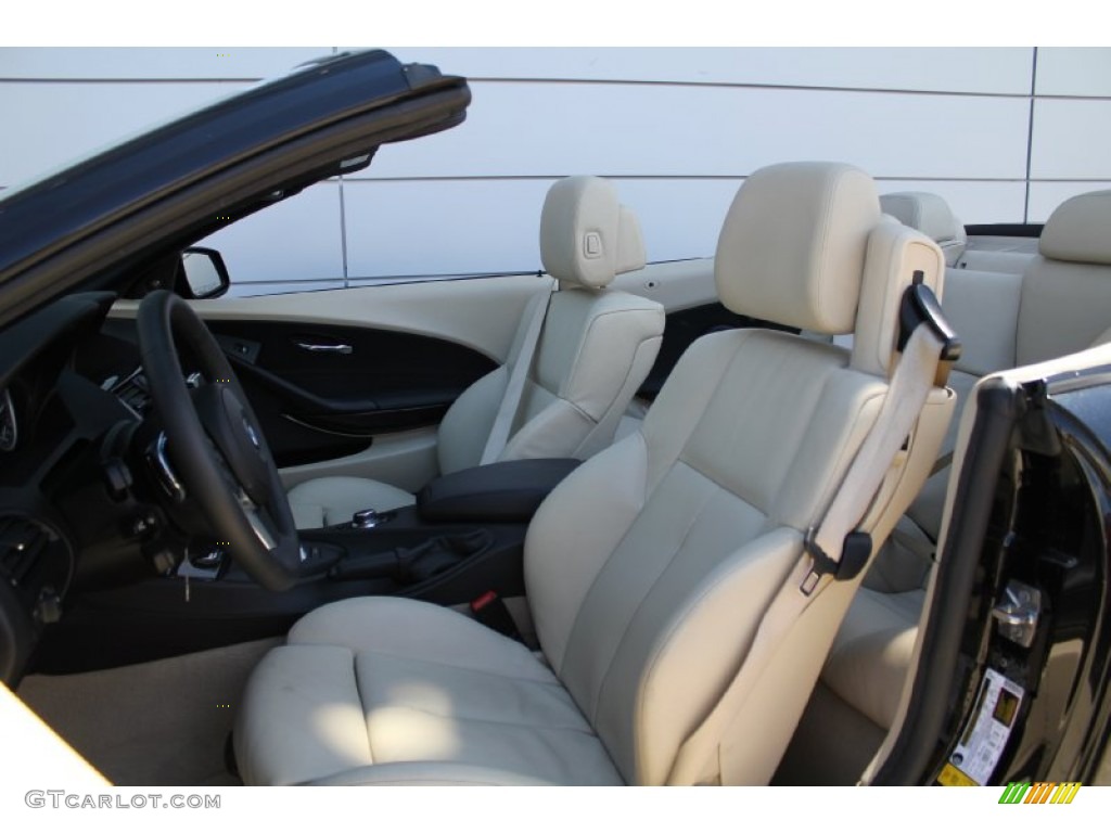 Cream Beige Interior 2010 BMW 6 Series 650i Convertible Photo #53254879