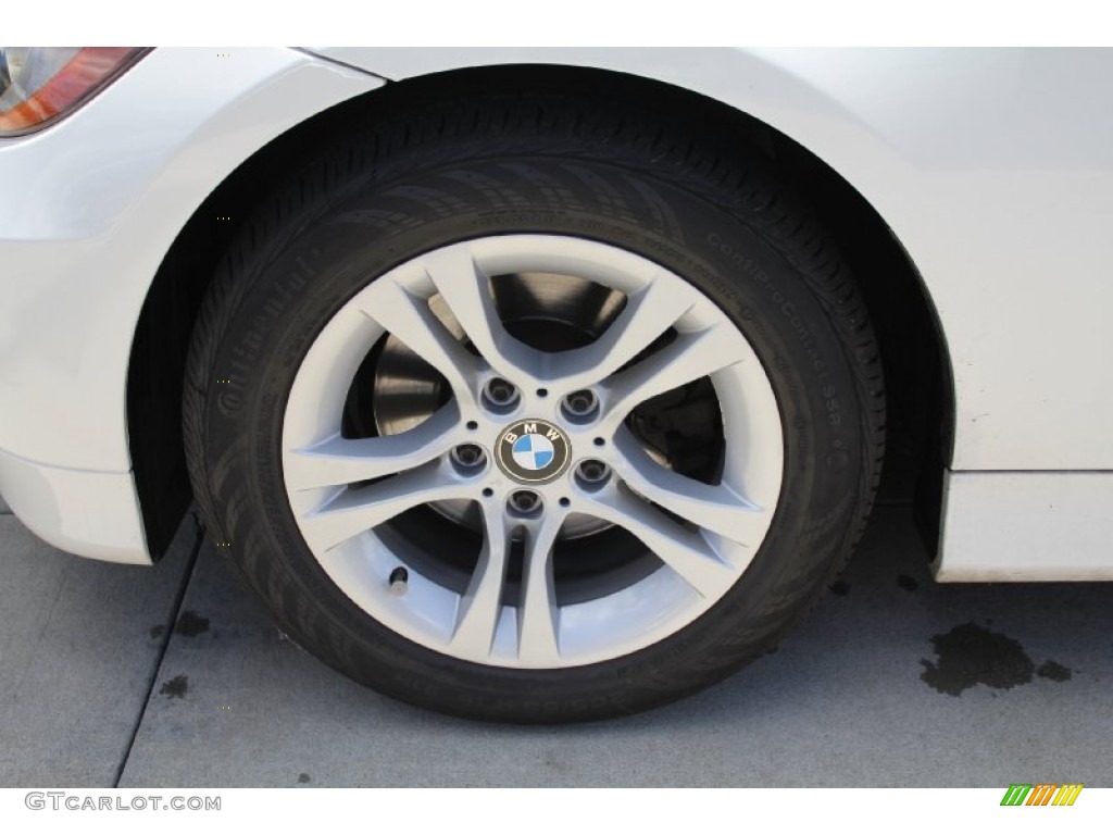 2008 3 Series 328xi Sedan - Alpine White / Black photo #8
