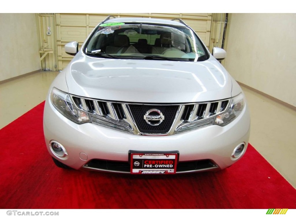 2009 Murano SL - Brilliant Silver Metallic / Beige photo #2