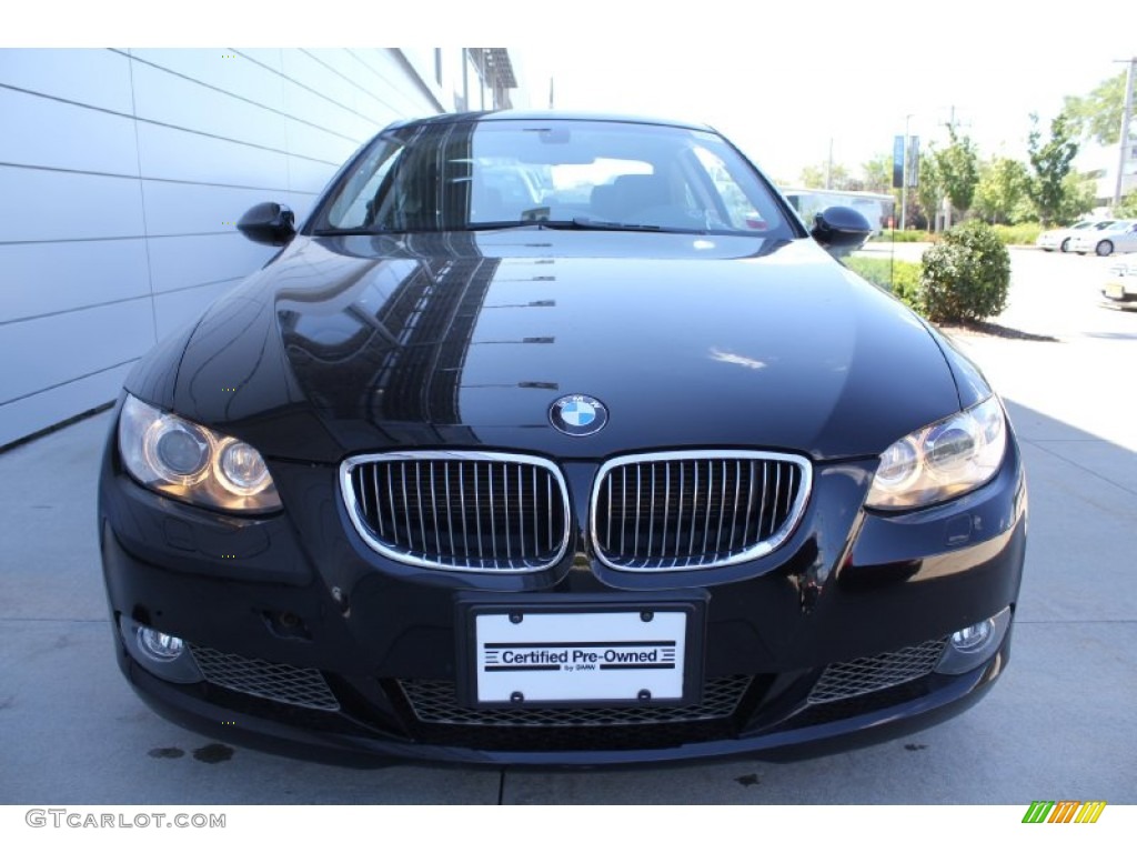 2008 3 Series 335xi Coupe - Jet Black / Black photo #2