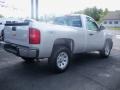 2011 Sheer Silver Metallic Chevrolet Silverado 1500 Regular Cab 4x4  photo #5