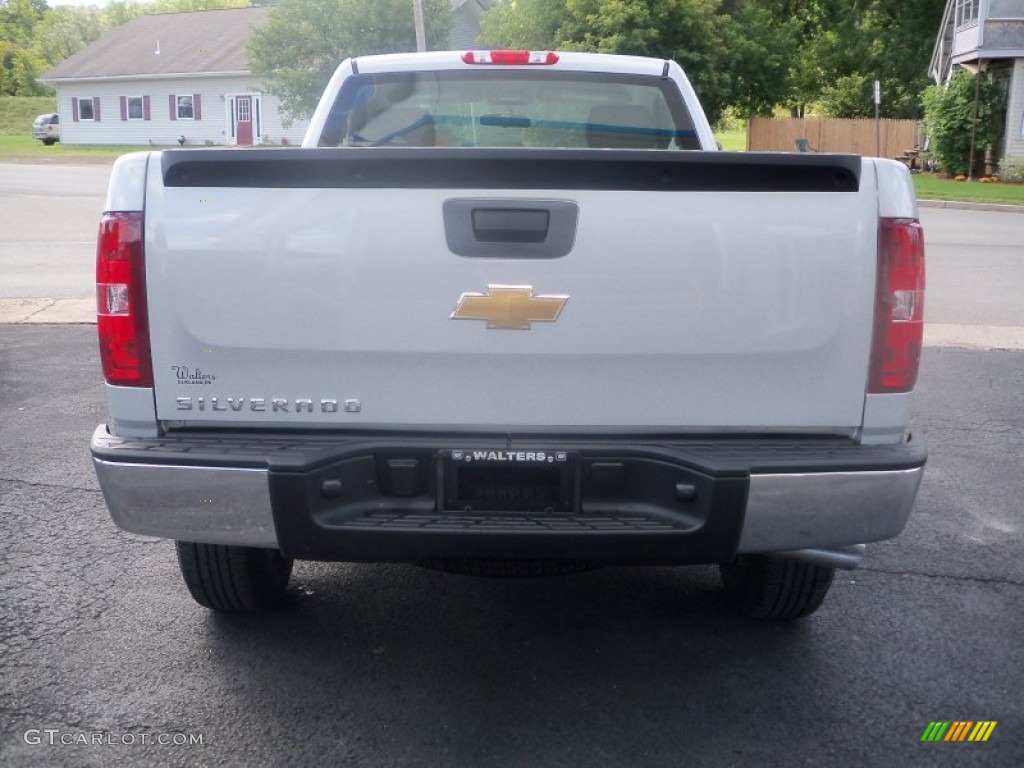 2011 Silverado 1500 Regular Cab 4x4 - Sheer Silver Metallic / Dark Titanium photo #6