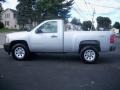 2011 Sheer Silver Metallic Chevrolet Silverado 1500 Regular Cab 4x4  photo #8