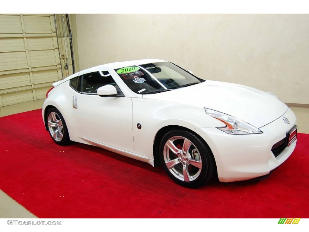 2010 370Z Touring Coupe - Pearl White / Black Leather photo #1