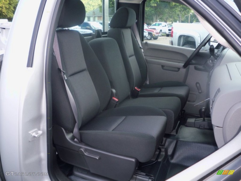 2011 Silverado 1500 Regular Cab 4x4 - Sheer Silver Metallic / Dark Titanium photo #14