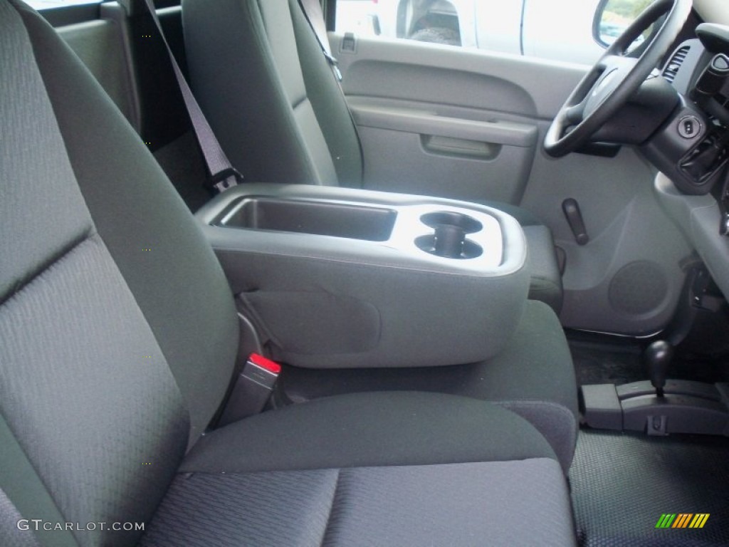 2011 Silverado 1500 Regular Cab 4x4 - Sheer Silver Metallic / Dark Titanium photo #15