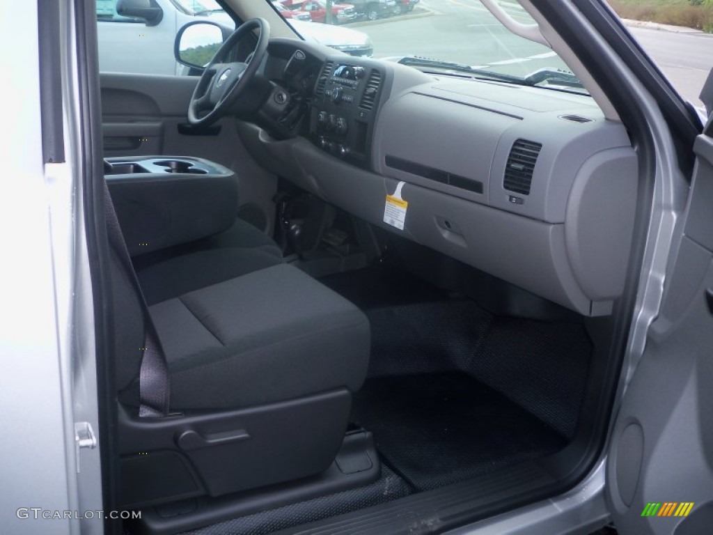2011 Silverado 1500 Regular Cab 4x4 - Sheer Silver Metallic / Dark Titanium photo #16