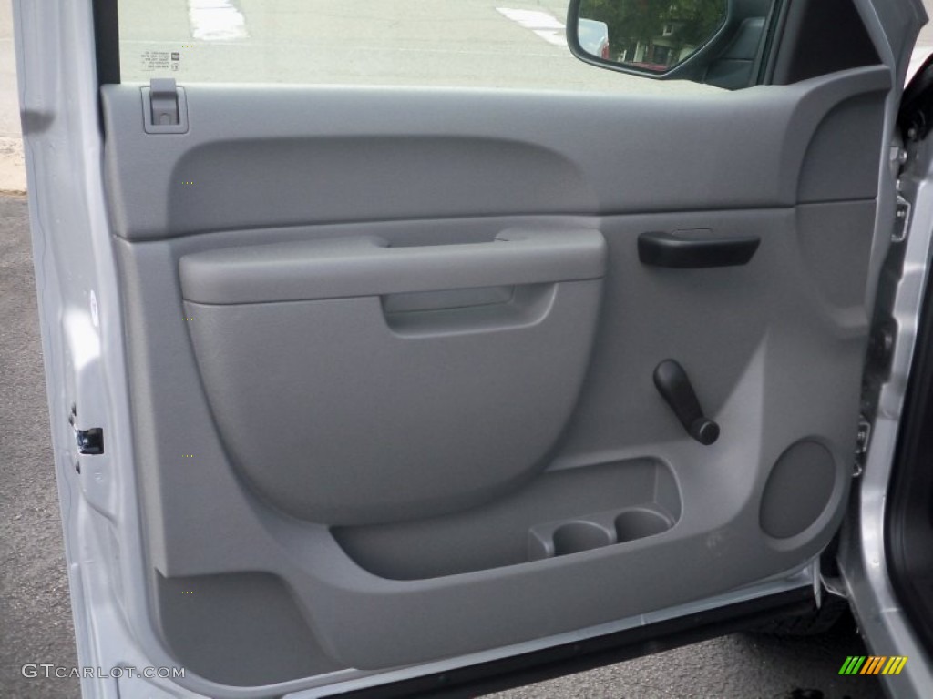 2011 Silverado 1500 Regular Cab 4x4 - Sheer Silver Metallic / Dark Titanium photo #17
