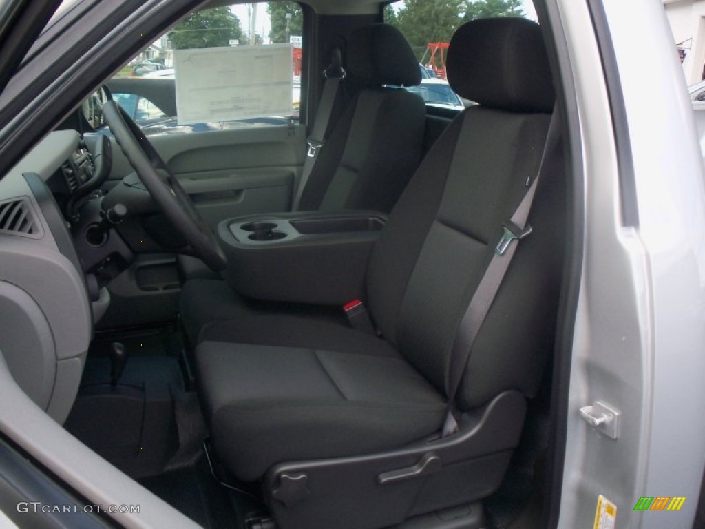 2011 Silverado 1500 Regular Cab 4x4 - Sheer Silver Metallic / Dark Titanium photo #18