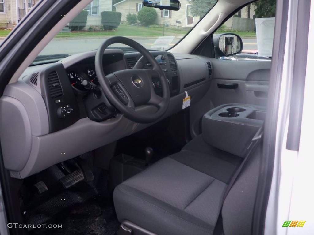 2011 Silverado 1500 Regular Cab 4x4 - Sheer Silver Metallic / Dark Titanium photo #19