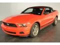 2010 Torch Red Ford Mustang V6 Premium Convertible  photo #1