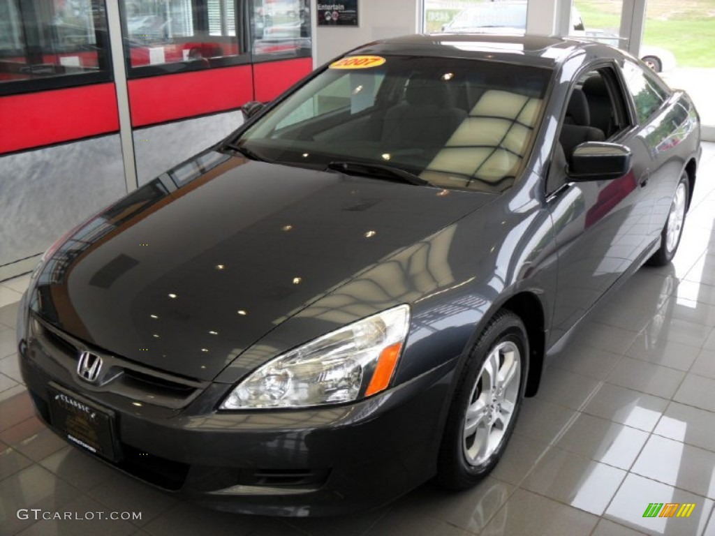 2007 Accord EX Coupe - Graphite Pearl / Gray photo #1