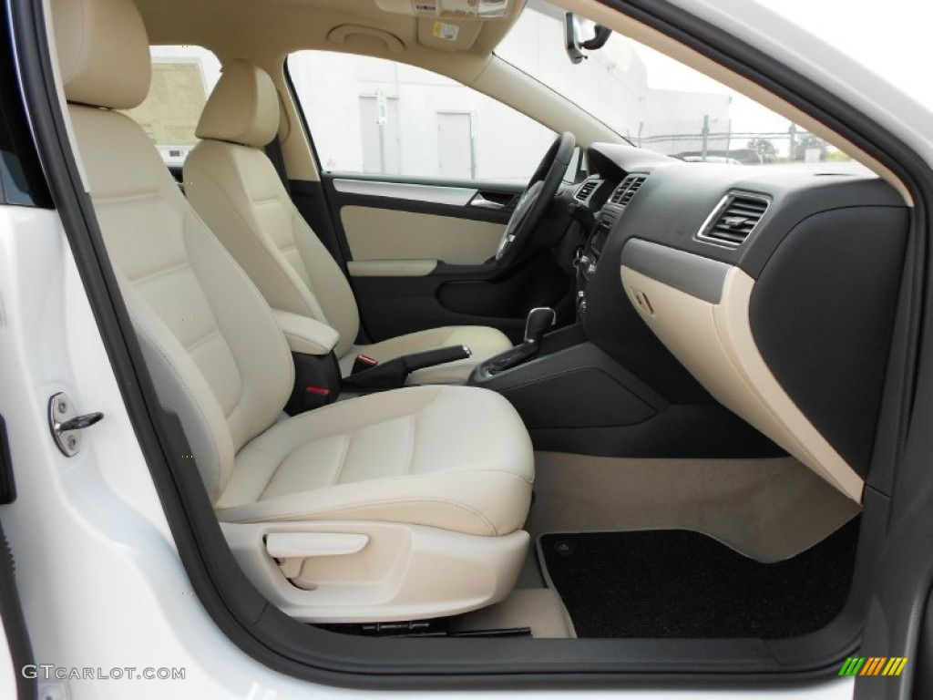 Cornsilk Beige Interior 2012 Volkswagen Jetta TDI Sedan Photo #53262991