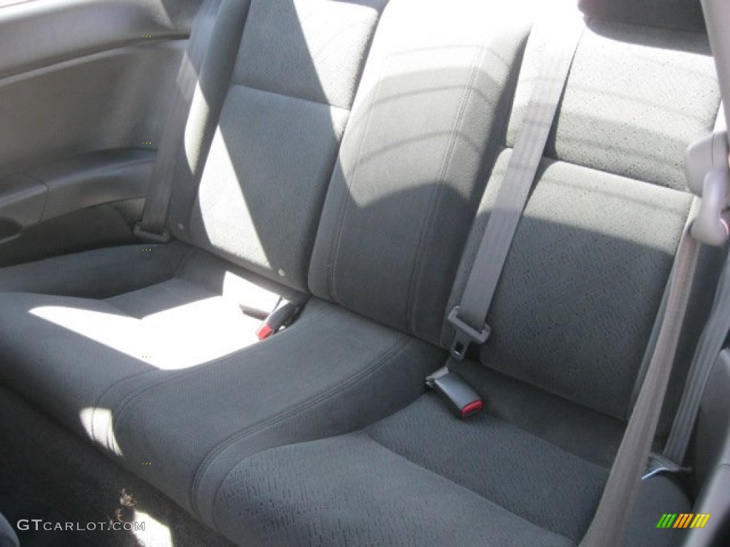 2005 Civic LX Coupe - Satin Silver Metallic / Black photo #28