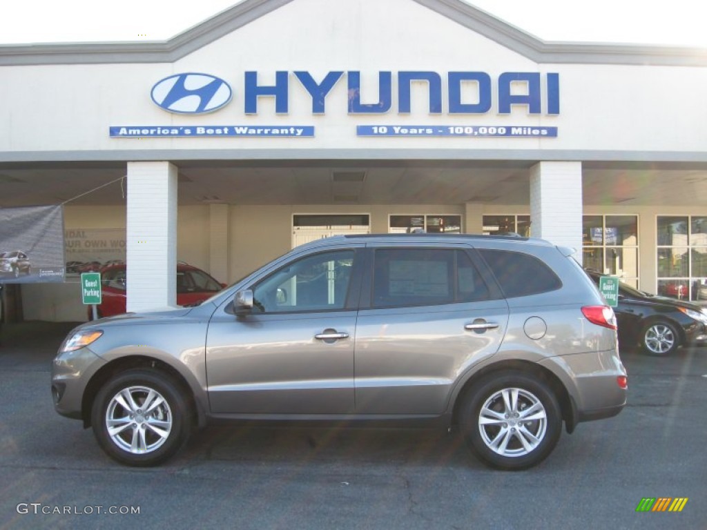Mineral Gray 2011 Hyundai Santa Fe Limited Exterior Photo #53265022