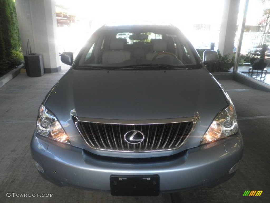 2009 RX 350 AWD - Breakwater Blue Metallic / Parchment photo #2