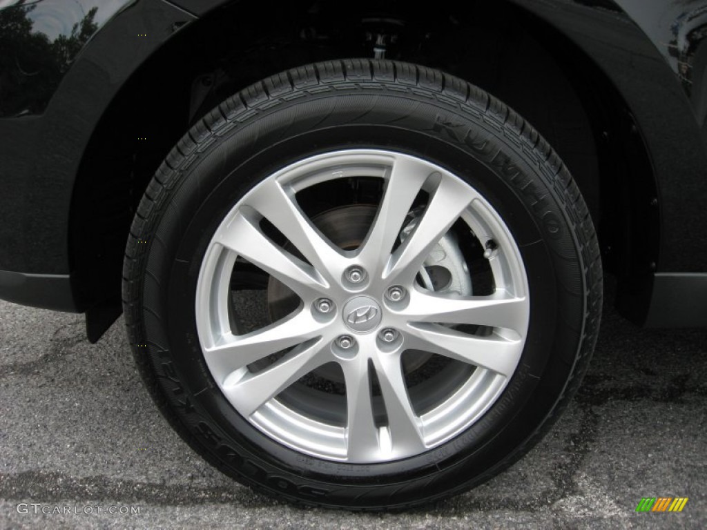 2011 Hyundai Santa Fe SE AWD Wheel Photo #53265626