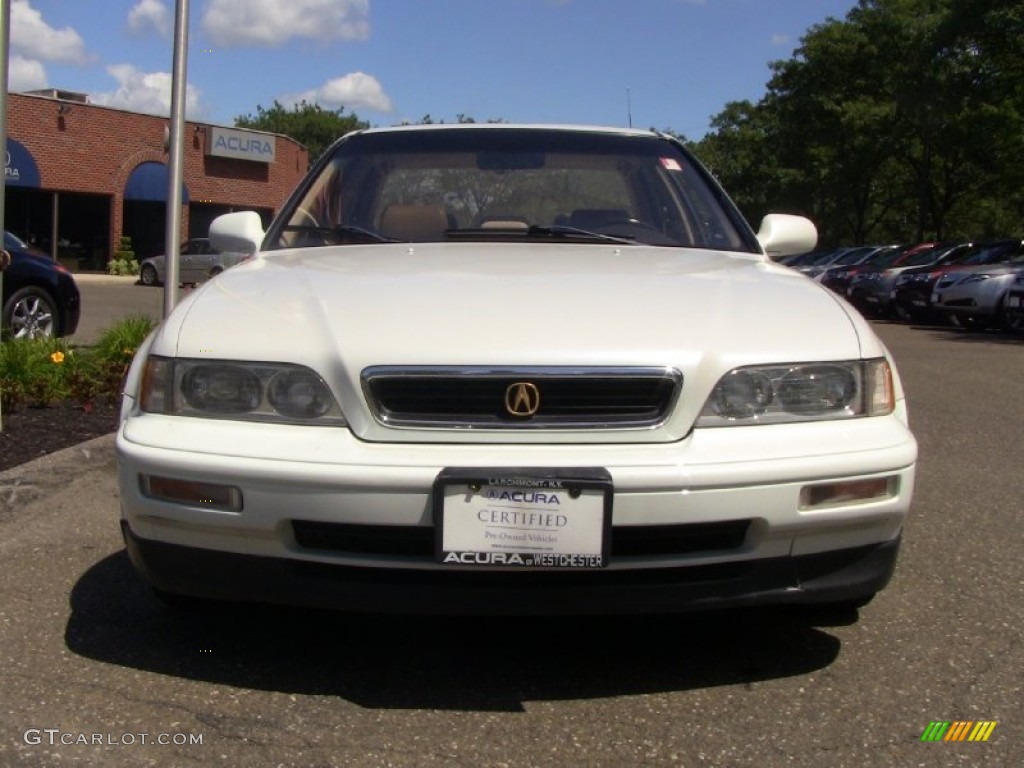 1993 Legend LS Sedan - Sirius White Pearl / Ivory photo #3