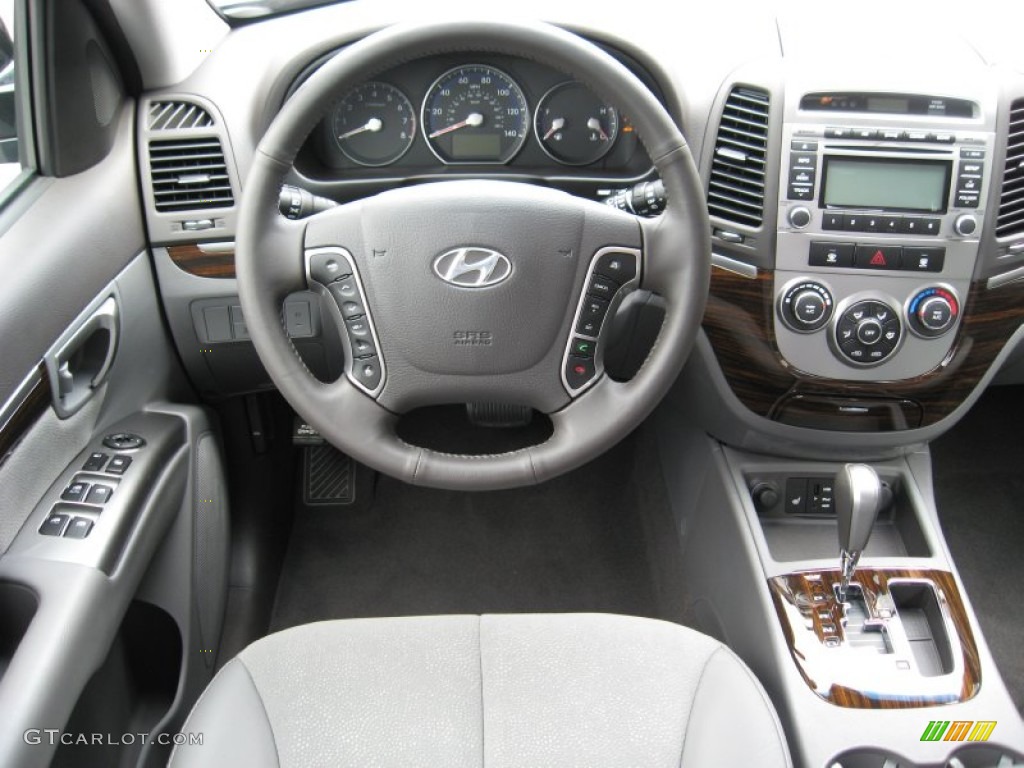 2011 Hyundai Santa Fe SE AWD Gray Dashboard Photo #53265790