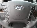 2011 Hyundai Santa Fe Gray Interior Steering Wheel Photo