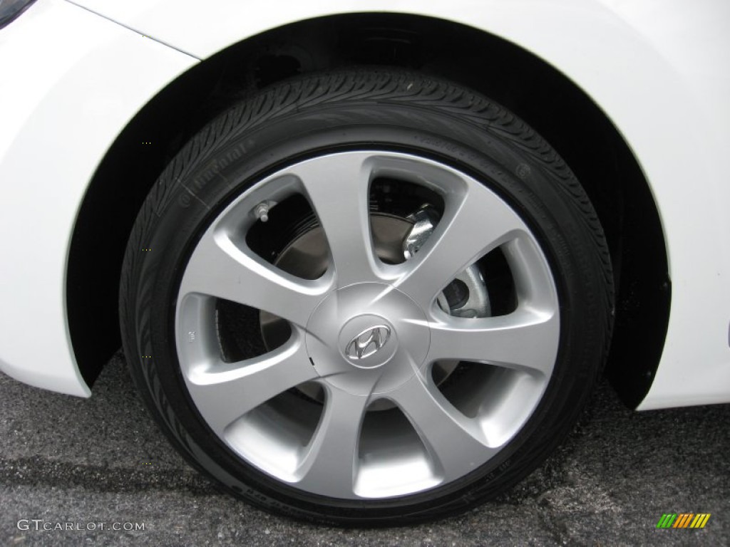 2012 Elantra Limited - Shimmering White / Beige photo #11