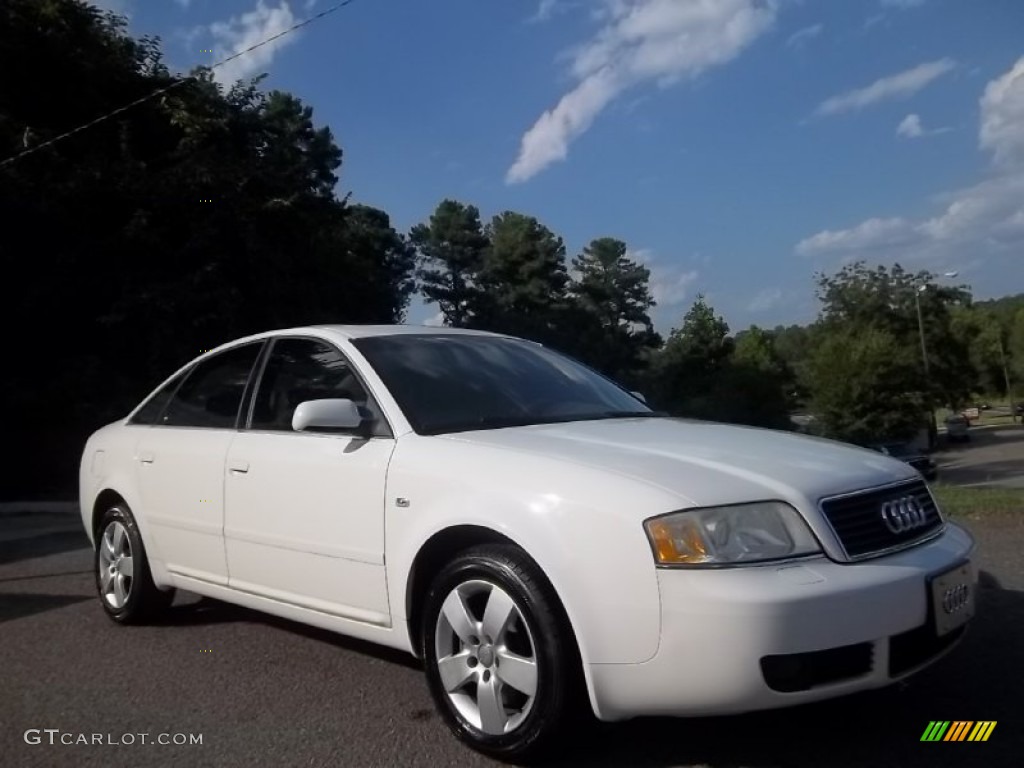 2002 A6 3.0 Sedan - Polar White / Platinum photo #1